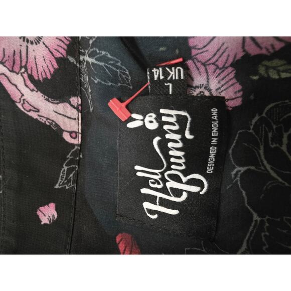 Hell Bunny Mesh Snake Top Size L - Picture 5 of 7